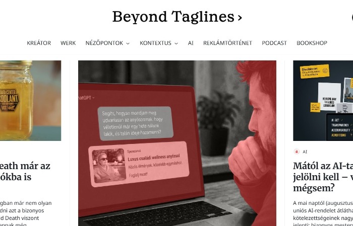 Beyond Taglines néven folytatja tovább a Reklámtörténet blog