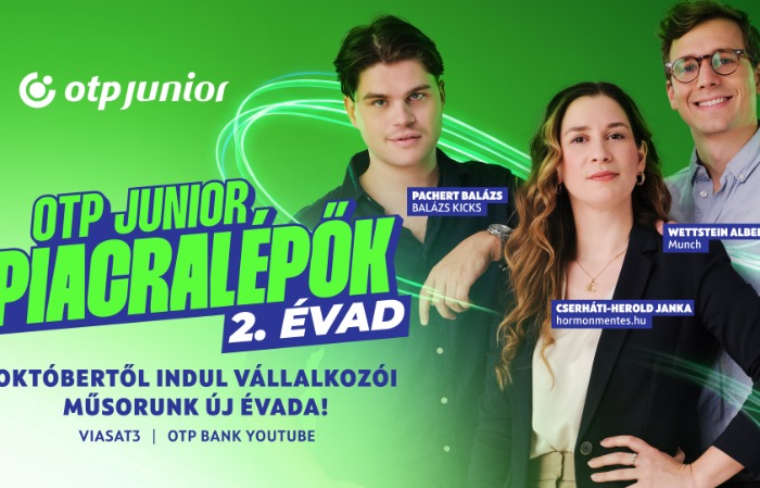 A Balázs Kicks alapítójával erősít az OTP Junior Piacralépők második évada a Viasaton