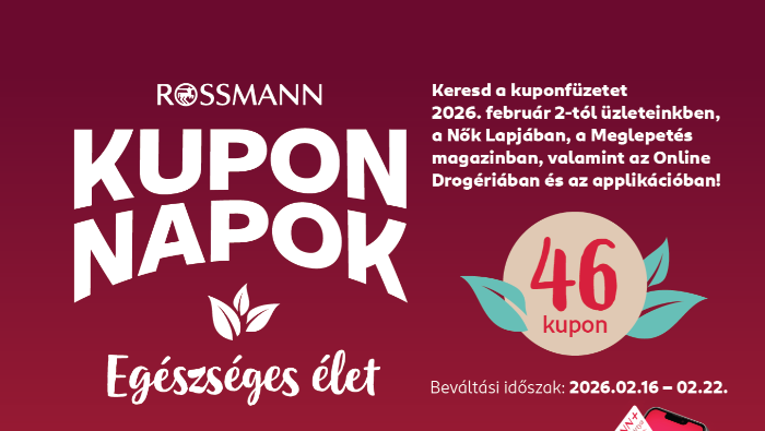 Megjelenik a Rossmann első saját kuponfüzete