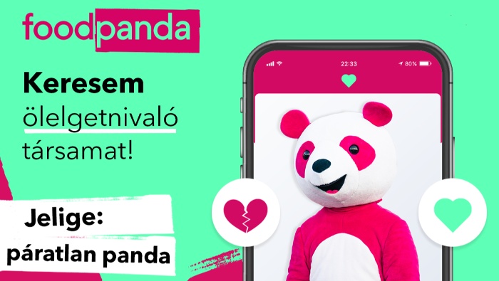 Szerelemkereső panda tartja lázban a kreatívokat