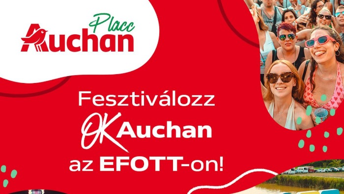 Az Auchan lesz az EFOTT fesztiválboltja