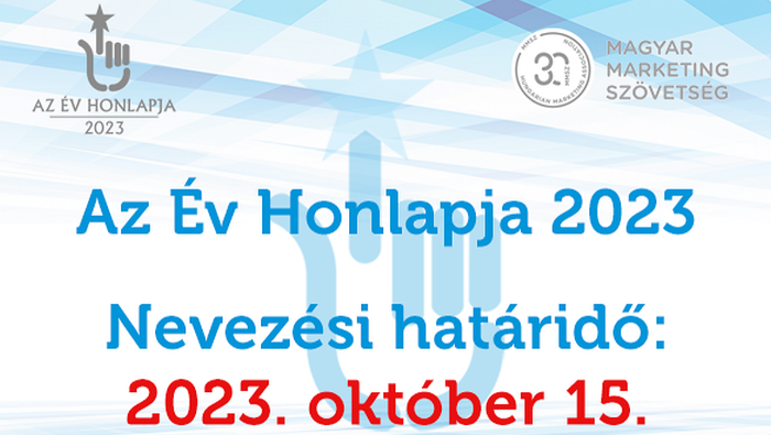 Két új kategória ’Az Év Honlapja’ pályázaton