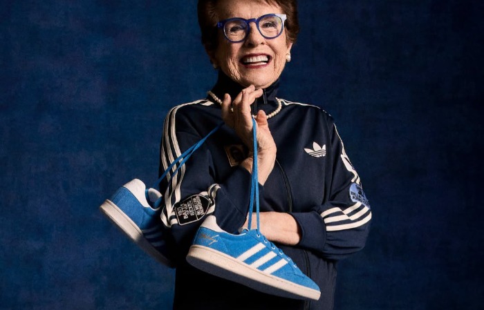 Az Adidas újra kiadja Billie Jean King legendás „nemek harca” cipőjét