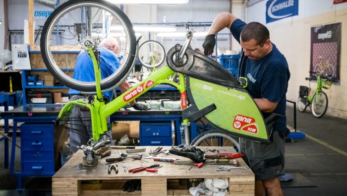 Gondoskodnak a MOL Bubi kerékpárok karbantartásáról