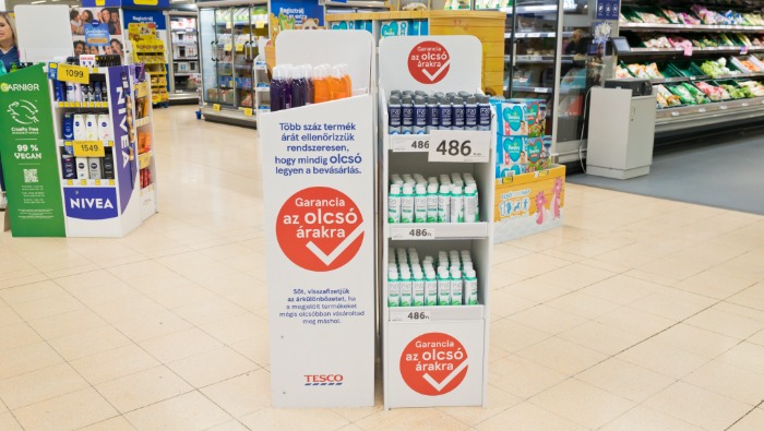 Kiterjesztette inflációellenes védőhálóját a Tesco