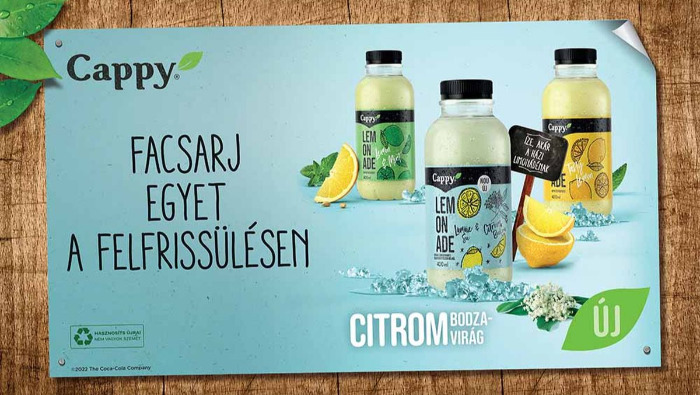 Új ízzel bővül a Cappy Lemonade család