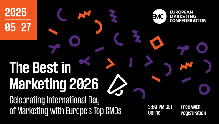 The Best in Marketing 2026 – Európa vezető CMO-ival ünnepeljük a Marketing Világnapját