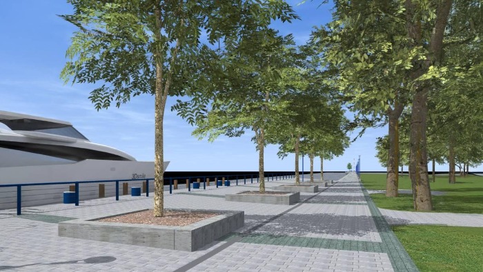 A KÉSZ Csoport leány-vállalata kivitelezésében újul meg Fonyód kikötője