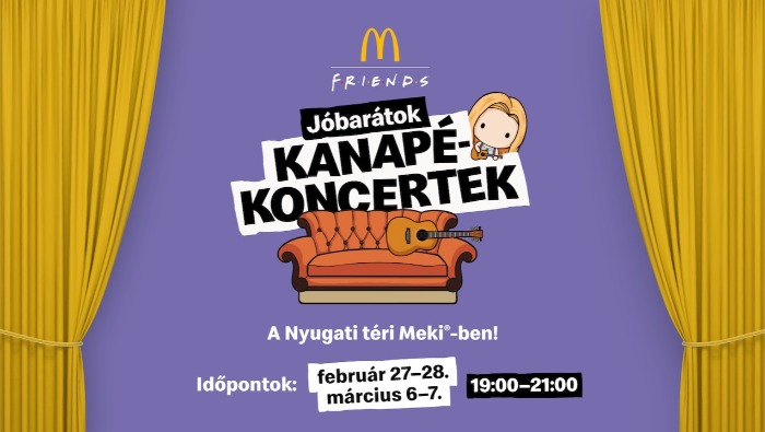 Akusztikus kanapékoncertek a Mekiben