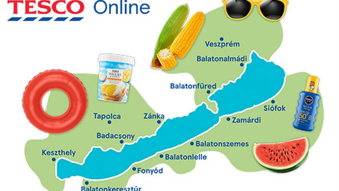 Már 73 Balaton-parti településen szállít házhoz a Tesco