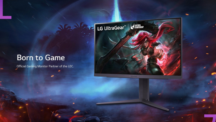 LG monitor lett a League of Legends bajnokság hivatalos kijelzője