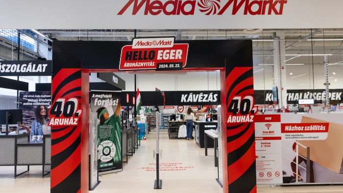 Megnyílt Egerben a MediaMarkt 40. áruháza