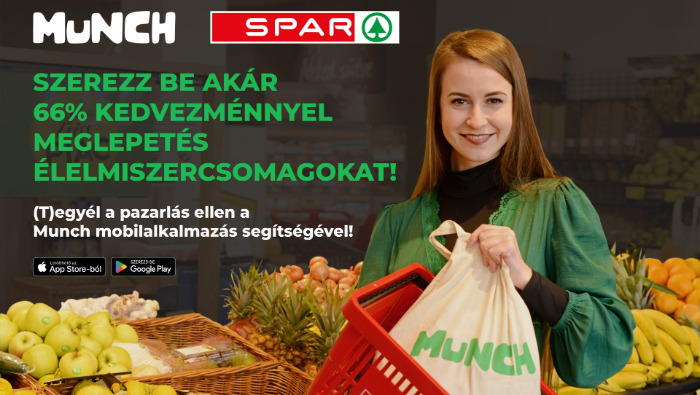 Összefog a SPAR és a Munch az élelmiszerpazarlás ellen