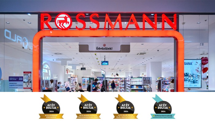 Az Év Boltja 2024: 4 kategóriában nyert a Rossmann