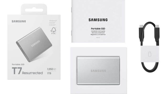 A Samsung bemutatja a legújabb hordozható T7 Resurrected SSD-t