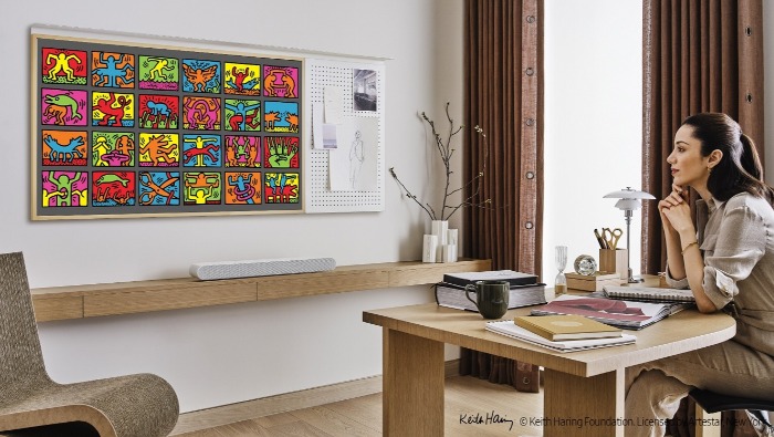 A Samsung Keith Haring kollekcióját foglalja keretbe