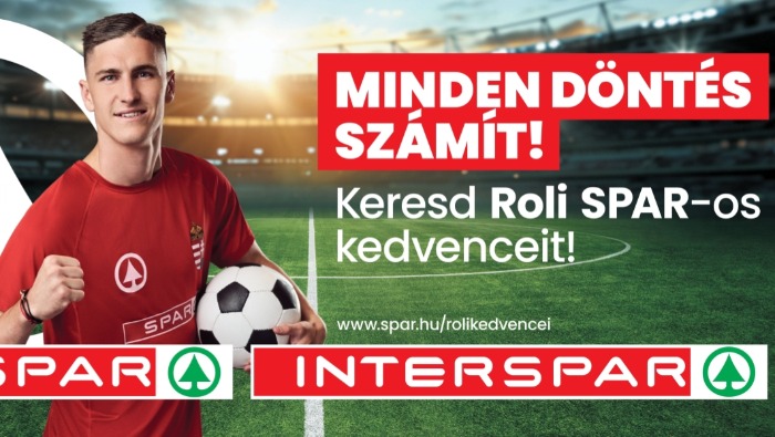 Sallai Rolanddal mutatja be saját márkás kínálatát a SPAR