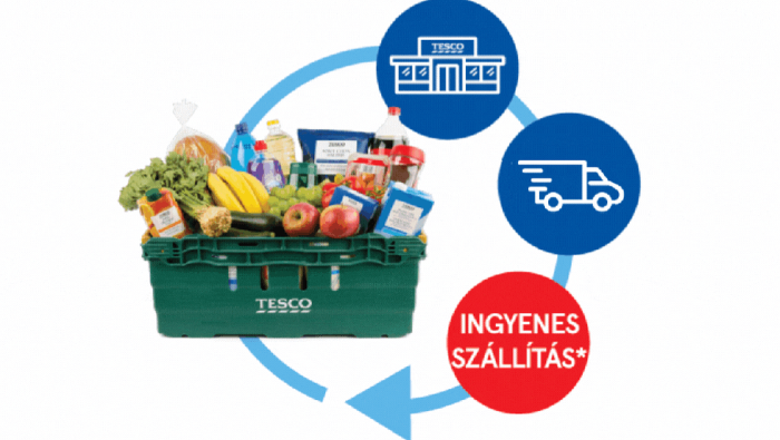 Két hétig ingyen szállít házhoz a Tesco