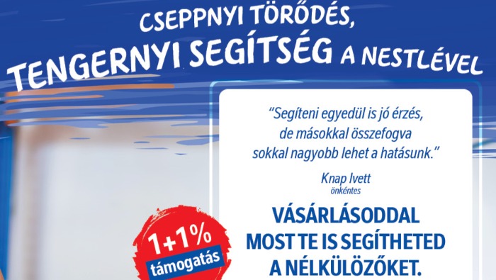 Szimpla kávé, dupla támogatás