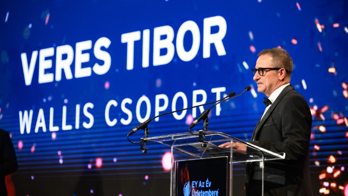 Veres Tibor az EY Az Év Üzletembere Díj győztese