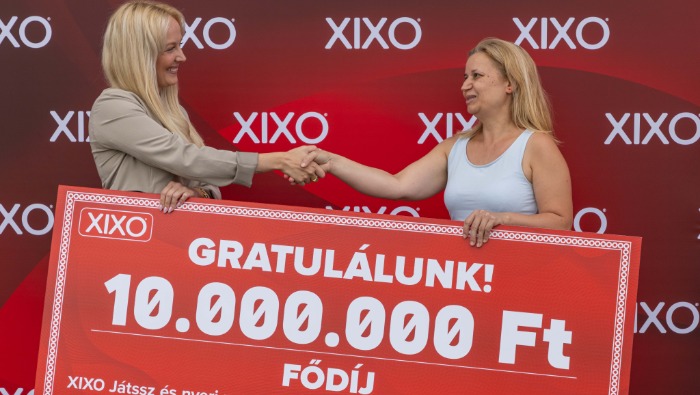 Sorsfordító a kétgyerekes anyuka életében a XIXO 10 milliós fődíja