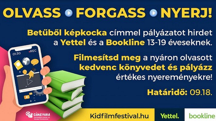 Rövidfilm-pályázat fiataloknak - Olvass, forgass, nyerj! 