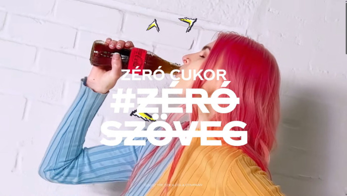 Coca-Cola Zero:  #ZéróSzöveg